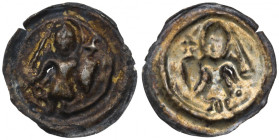 Odon Mieszkowic (1179-94)?, Kujawy, brakteat, św. Maurycy, KRZYŻ R3