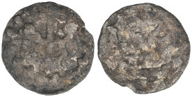 Kazimierz Wielki (1333-70), Wielkopolska, denar, orzeł i lew - rzadkość RR