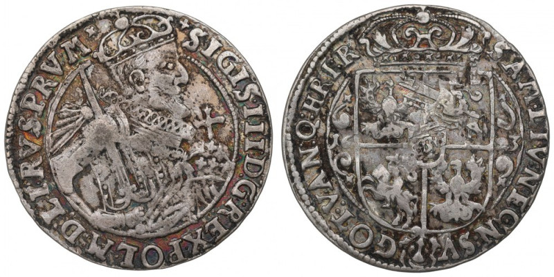 Sigismund III, 18 groschen 1623, Bromberg Ładny ort bydgoski w urokliwej patynie...