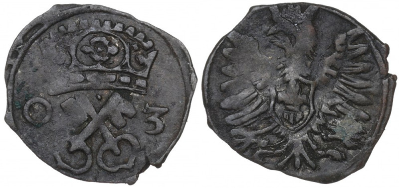 Sigismund III, Denarius 1603, Posen - very rare Bardzo ładny egzemplarz, patyna....