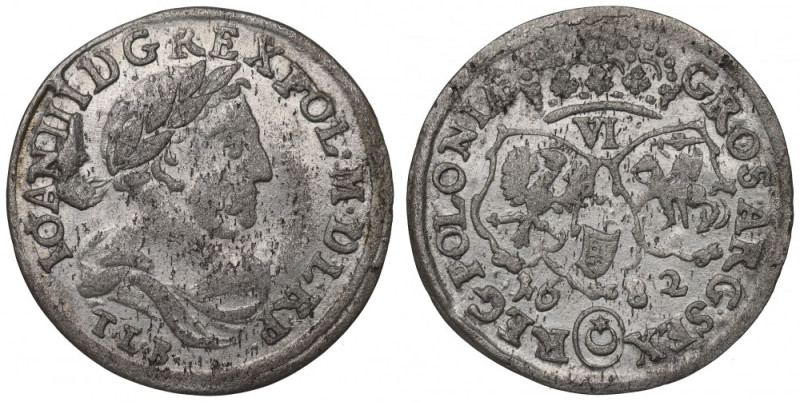 John III Sobieski, 6 groschen 1682, Bromberg Bardzo ładny egzemplarz.&nbsp; Wari...