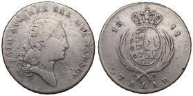 Duchy of Warsaw, Friedrich August I, 1 thaler 1811 IB R3