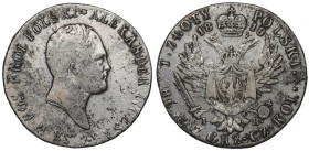 Kingdom of Poland, Alexander I, 1 zloty 1818 IB