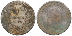 Królestwo Polskie, Mikołaj I, 1 złoty 1831