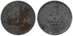 Kingdom of Poland, 1 fenig 1918