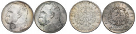 II RP, Zestaw 10 złotych 1935-36 Piłsudski