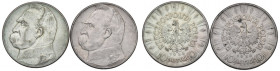 II RP, Zestaw 10 złotych 1935-36 Piłsudski