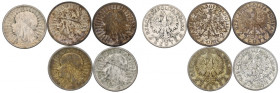 II RP, Zestaw 2 złote 1932-34 Głowa kobiety