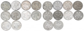 II RP, Zestaw 2 złote 1932-34 Głowa kobiety