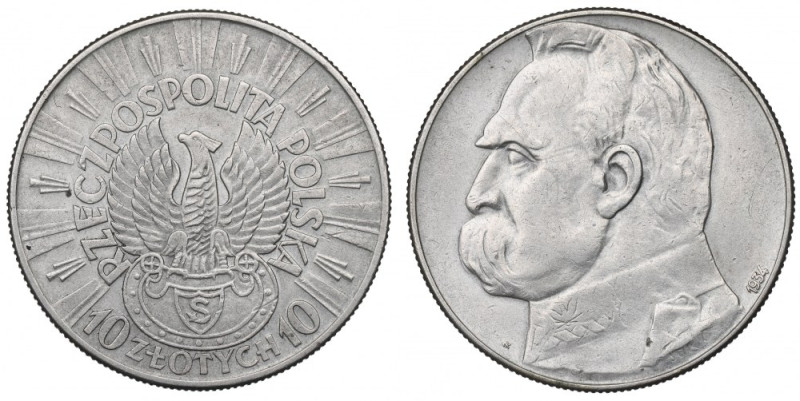 II Republic of Poland, 10 zloty 1934 Riffle eagle Ładnie zachowany egzemplarz. D...