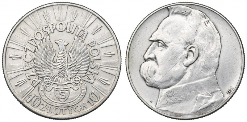 II Republic of Poland, 10 zloty 1934 Riffle eagle Ładnie zachowany, obiegowy egz...