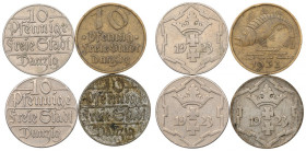 WMG, Zestaw 10 fenigów 1923-32