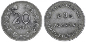 II Republic of Poland, 20 groschen 23 cavalry regiment R7a