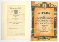 II RP, Zestaw dwóch dyplomów dla K. Jucewicza