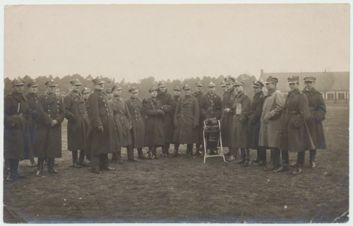 II RP, Fotografia Centralna Szkoła Strzelnicza, Toruń 1928 Klasyczna fotografia....