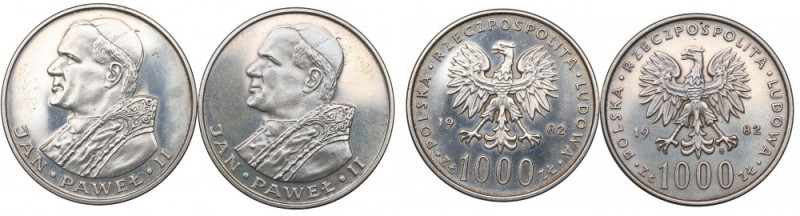 People`s Republic of Poland, lot 1000 zlotych 1982 Bardzo ładne, lekko wybłyszcz...