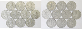 PRL, Zestaw 5 złotych 1958 Rybak
