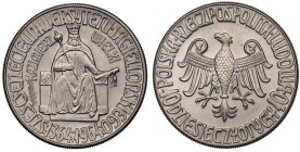 PRL, 10 złotych 1964 Kazimierz III Wielki - napis wklęsły Próba CuNi
