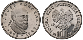 PRL, 100 złotych 1978 Korczak - Próba Ni