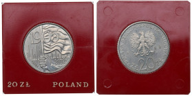 PRL, 20 złotych 1980 Rewolucja 1905 - Próba CuNi