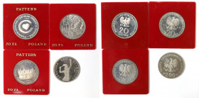 PRL, Zestaw 20-200 złotych Próba CuNi