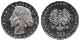 PRL, 50 złotych 1972 Chopin - GCN PR63