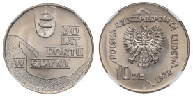 Peoples Republic of Poland, 10 zloty 1972 - NGC MS