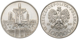 III RP, 100.000 złotych 1990 Solidarność typ A