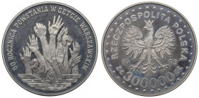 III RP, 300.000 złotych 1993 - 50 rocznica Powstania w Getcie Warszawskim - Próba Ni