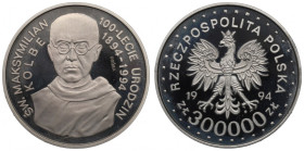 III Republic of Poland, 300.000 zloty 1994 Kolbe