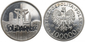 III RP, 100.000 złotych 1990 Solidarność typ A ZJAWISKOWA