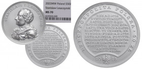 III RP, 50 złotych, Skarby Stanisława Augusta - Stanisław Leszczyński NGC MS70 MAX