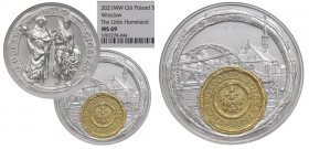 III RP, 50 złotych 2021 Wrocław Mała Ojczyzna - NGC MS69 2-MAX