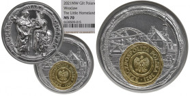 III RP, 50 złotych 2021 Wrocław Mała Ojczyzna - NGC MS70 MAX