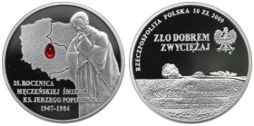 III RP, 10 złotych 2009 - Popiełuszko