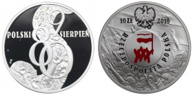 III RP, 10 złotych 2010 - Sierpień 1980
