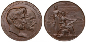 1891 Medal 50-lecie Królewskiego Towarzystwa Numizmatycznego