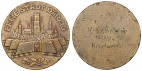 Wolne Miasto Gdańsk, Medal mistrz powiatu w pchnięciu kulą 1923/24