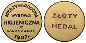 1927 Złoty Medal Międzynarodowa Wystawa Higieniczna w Warszawie