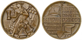 1936 Medal budowa Kopca Piłsudskiego
