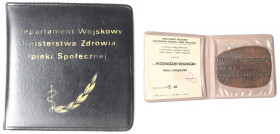 PRL, Medal pamiątkowy Departament Wojskowy Ministerstwa Zdrowia i Opieki Społecznej