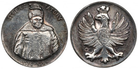 PRL, Polsrebro, Medal Batory - seria Królowie Polski
