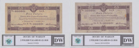 Księstwo Warszawskie, 2 talary 1810 - zestaw 2 egz. - reprodukcja