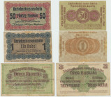 Poznań, 50 kopiejek - 3 ruble - Zestaw 3 egz.