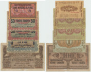 Pozań i Kowno - Zestaw banknotów