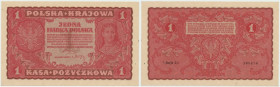 II RP, 1 marka polska 1919 I SERIA CJ