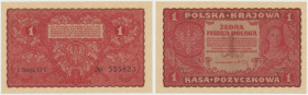 II RP, 1 marka polska 1919 I SERIA DT
