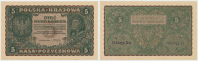 II RP, 5 marek polskich 1919 II SERIA DA