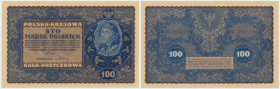 II RP, 100 marek polskich 1919 IG Serja F