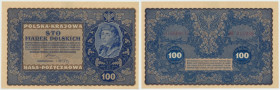 II RP, 100 marek polskich 1919 IH Serja G